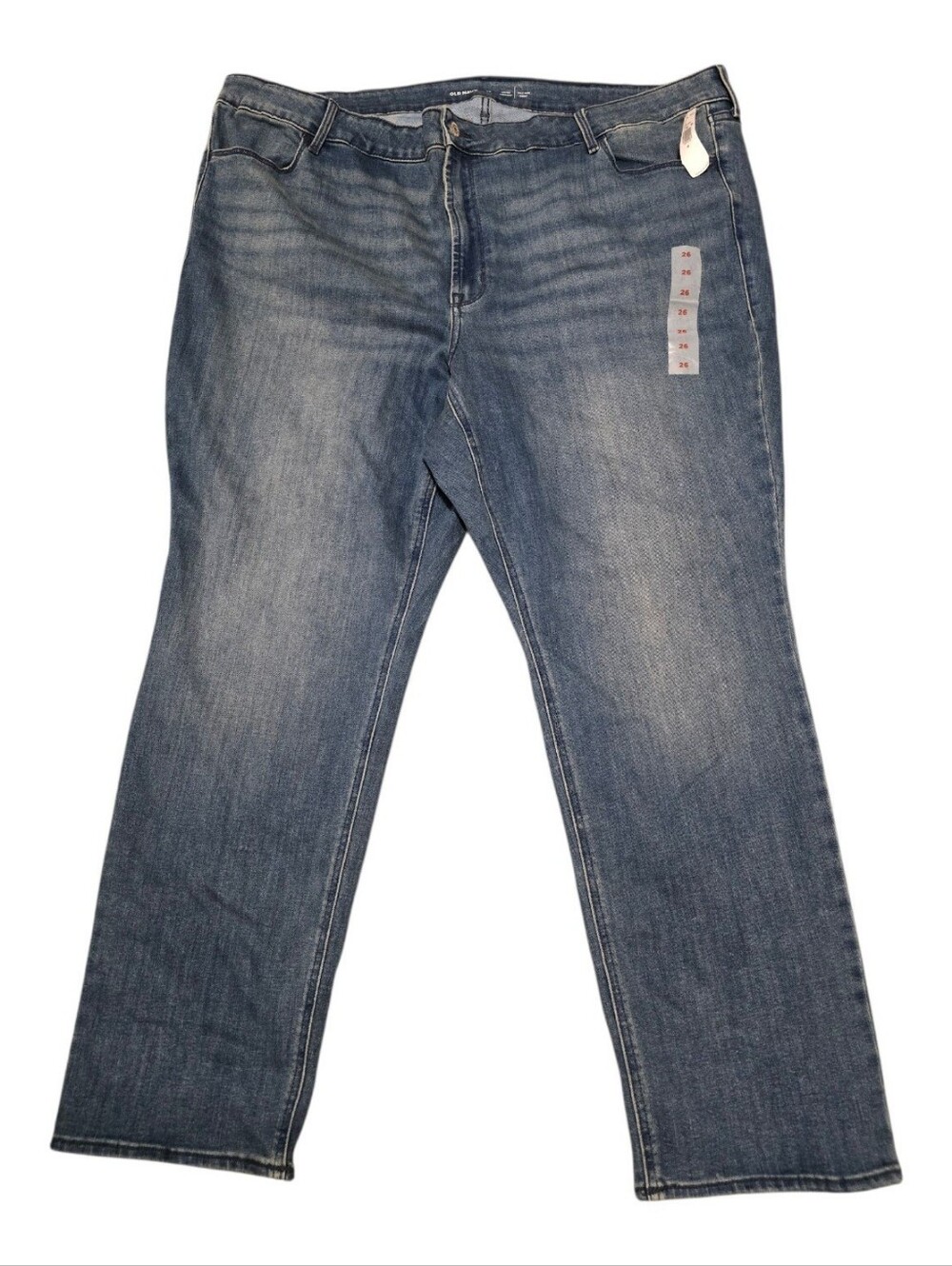 Old Navy high rise Straight Jeans size 26 plus size- NEW WITH TAGS